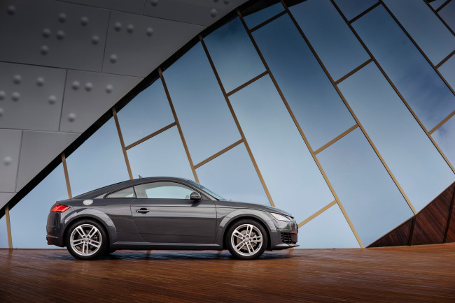 Обои картинки фото автомобили, audi, quattro, tfsi, 2015г, au-spec, 8s, 2-0, coupе, tt