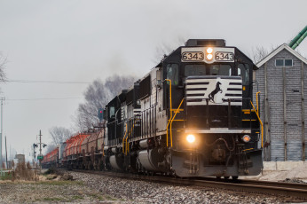 Картинка техника поезда состав рельсы локомотив