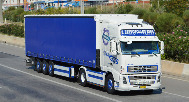 Обои картинки фото volvo fh460 gl2 xl, автомобили, volvo trucks , выставка, улица, седельный, тягач, грузовик, тяжелый