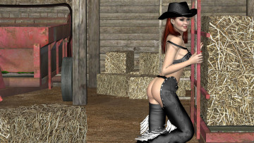 обоя 3д графика, люди , people, девушка, фон, взгляд