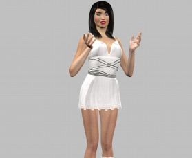 Картинка 3д+графика люди+ people фон взгляд девушка