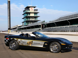 обоя corvette convertible 30th anniversary indy 500 pace car 2008, автомобили, corvette, 2008, anniversary, indy, 500, pace, car, 30th, convertible