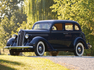 обоя plymouth deluxe model-p2 touring sedan 1936, автомобили, plymouth, deluxe, model-p2, touring, sedan, 1936, blue