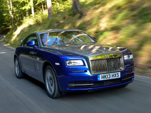 обоя rolls-royce wraith uk-spec 2013, автомобили, rolls-royce, 2013, uk-spec, wraith