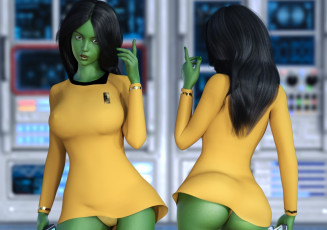 Картинка 3д+графика люди+ people девушка фон взгляд