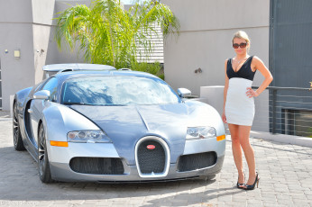 обоя автомобили, -авто с девушками, bugatti