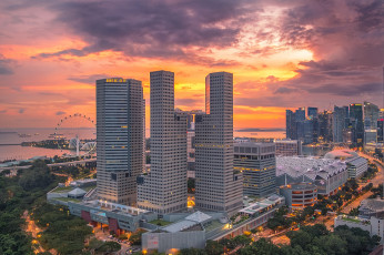 Картинка города -+панорамы простор