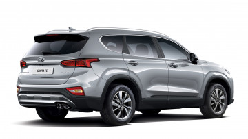 Картинка hyundai+santa+fe+2019 автомобили hyundai металлик 2019 santa fe серый crossover