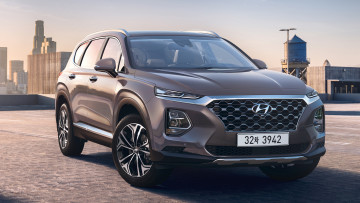 Картинка hyundai+santa+fe+2019 автомобили hyundai crossover santa fe 2019