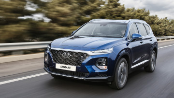 Картинка hyundai+santa+fe+2019 автомобили hyundai blue crossover 2019 santa fe