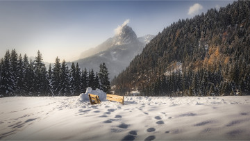 Картинка природа зима простор