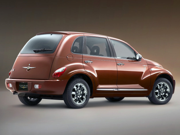 Обои картинки фото chrysler street pt cruiser sunset boulevard 2008, автомобили, chrysler, 2008, boulevard, sunset, cruiser, pt, street