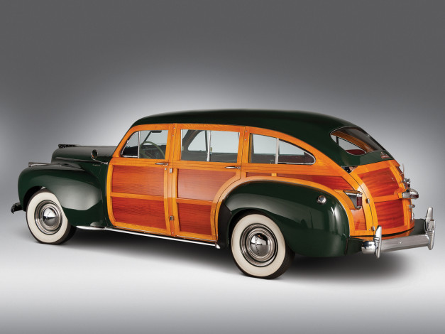 Обои картинки фото chrysler town & country 1941, автомобили, chrysler, 1941, country, town