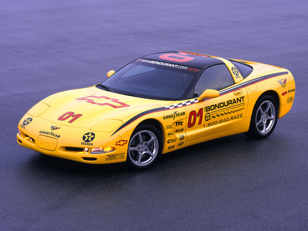 Обои картинки фото corvette bondurant racing school 2002, автомобили, corvette, racing, bondurant, 2002, school