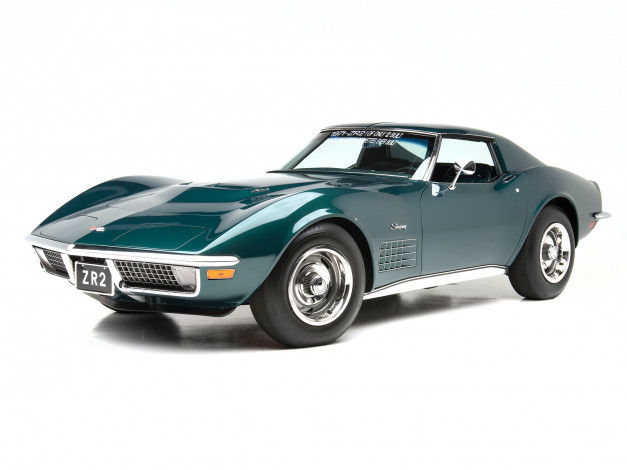 Обои картинки фото corvette stingray zr-2 ls6 454, 425 hp 1971, автомобили, corvette, 1971, hp, ls6, 454-425, zr-2, stingray