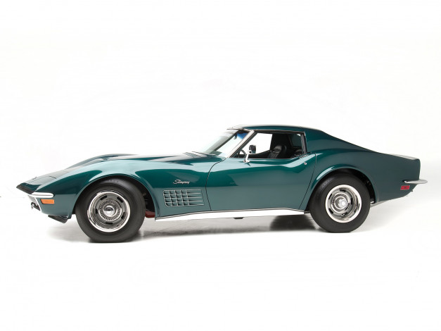 Обои картинки фото corvette stingray zr-2 ls6 454, 425 hp 1971, автомобили, corvette, 454-425, ls6, 1971, hp, zr-2, stingray