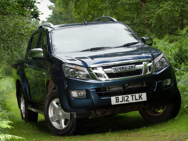 Обои картинки фото isuzu d-max double cab uk-spec 2012, автомобили, isuzu, d-max, double, cab, uk-spec, 2012