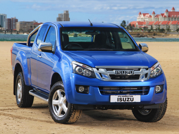 Обои картинки фото isuzu kb extended cab 2013, автомобили, isuzu, kb, blue, 2013, cab, extended