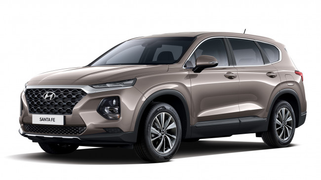 Обои картинки фото hyundai santa fe 2019, автомобили, hyundai, santa, fe, crossover, 2019