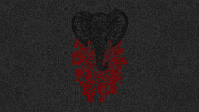 Обои картинки фото векторная графика, животные , animals, фон, слон