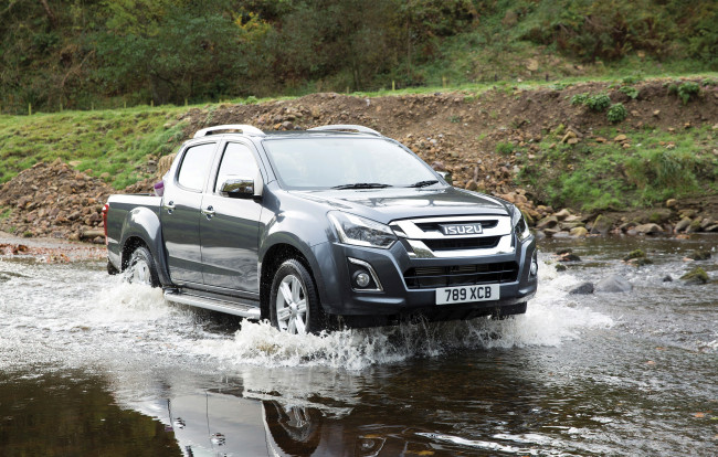 Обои картинки фото isuzu d-max double cab uk-spec 2017, автомобили, isuzu, d-max, double, cab, uk-spec, 2017