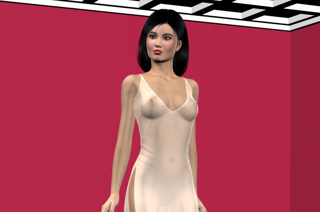 Обои картинки фото 3д графика, люди , people, фон, девушка, взгляд