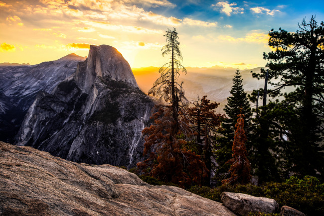 Обои картинки фото природа, горы, простор