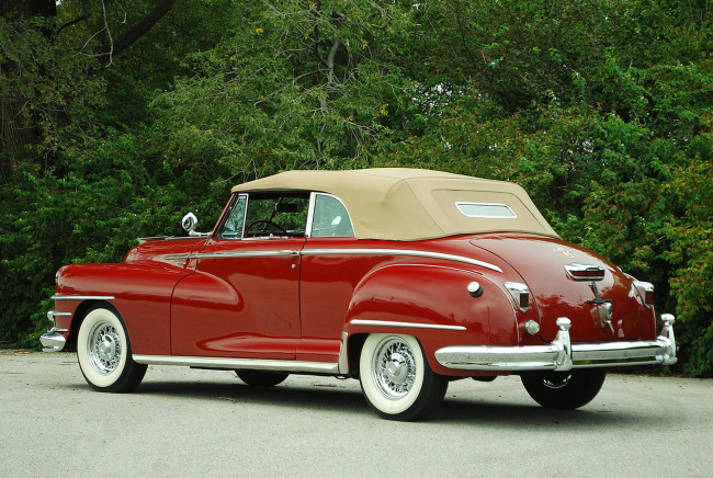 Обои картинки фото chrysler windsor convertible 1946, автомобили, chrysler, windsor, 1946, convertible