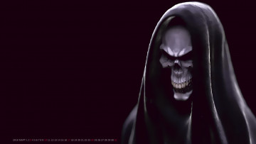 Картинка календари фэнтези череп капюшон