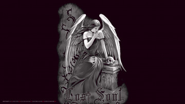 Картинка календари фэнтези череп крылья девушка