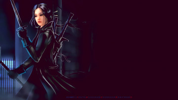 Картинка календари фэнтези девушка оружие