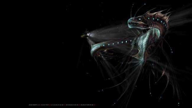 Обои картинки фото календари, фэнтези, дракон, звездолет