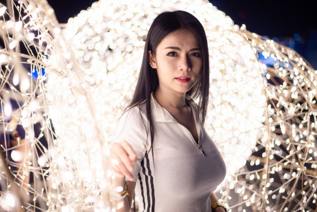 Обои картинки фото девушки, -unsort , азиатки, женщины, big, boobs, темные, волосы, модель