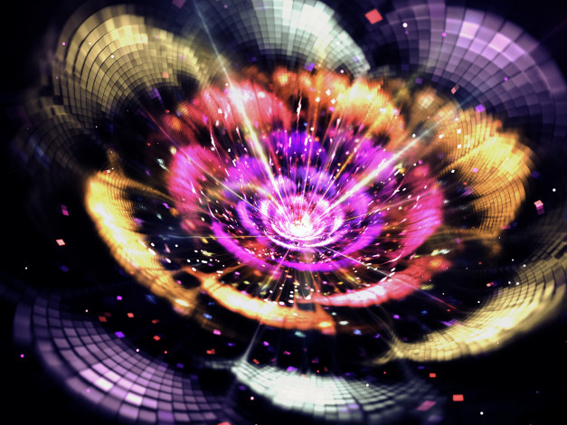 Обои картинки фото 3д графика, цветы , flowers, цветок, свет