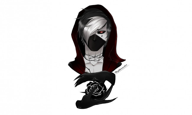 Обои картинки фото creepypasta, аниме, крипипаста