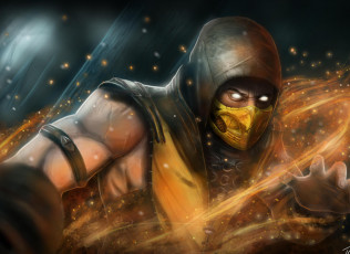 Картинка видео+игры mortal+kombat+11 боец магия