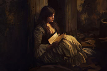 Картинка elena+berezina рисованное люди девушка фон письмо