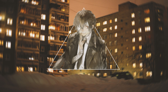 Обои картинки фото аниме, bungou stray dogs, бродячие, псы, литературные, гении