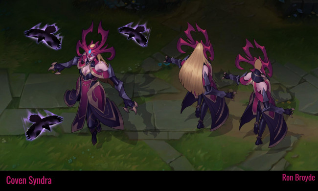 Обои картинки фото видео игры, league of legends, syndra, ракурсы, образы