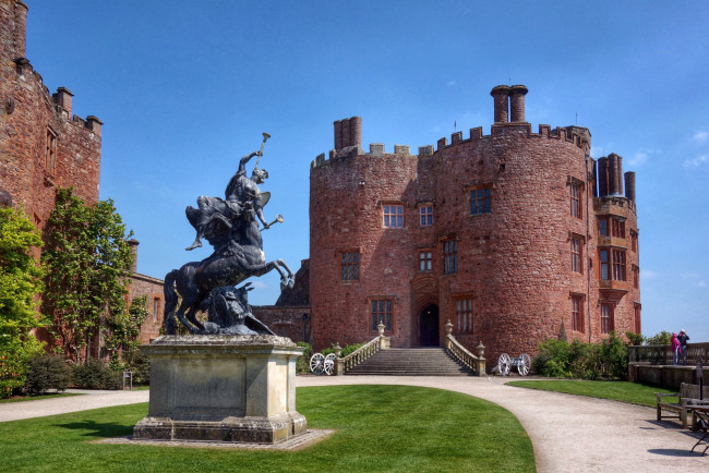 Обои картинки фото powis castle, города, замки англии, powis, castle