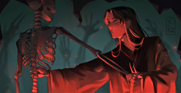 Картинка аниме mo+dao+zu+shi вэй усянь скелет