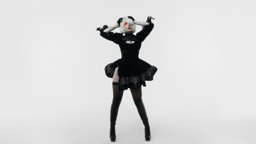 обоя девушки, - креатив,  косплей, automata, nier, maruxia, mono, xia