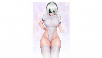 Картинка видео+игры nier +automata automata