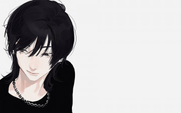 Картинка аниме unknown +другое+ девушка лицо цепочка