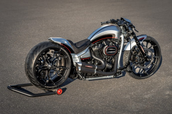 обоя мотоциклы, harley-davidson, softail, breakout, customized, gp-monza