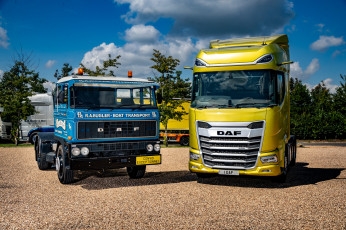 Картинка автомобили daf+ выставка улица daf