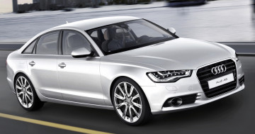Картинка audi+a6+2 0+tfsi автомобили audi серебристый скорость