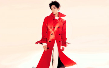 Картинка мужчины hou+ming+hao актер пальто