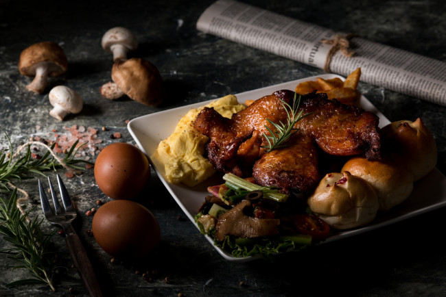 Обои картинки фото еда, мясные блюда, курица