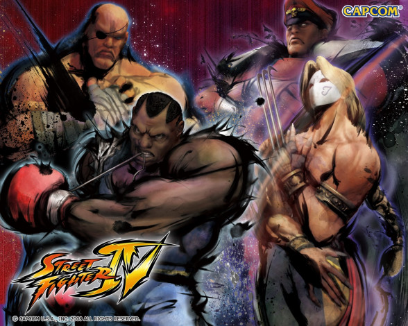 Обои картинки фото street, fighter, iv, видео, игры